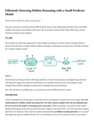 Efficiently Detecting Hidden Reasoning with a Small Predictor Model